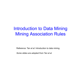 What is data mining
