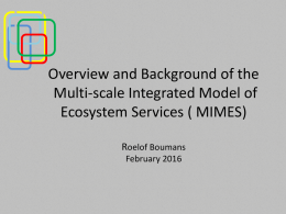 presenting-mimes-general - Coupled Human and Natural Systems