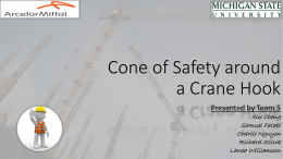 Cone of Safety around a Crane Hook