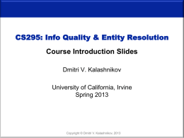 Slides - University of California, Irvine
