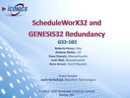 G32-102_ScheduleWorX32_and_GENESIS32_Redundancy