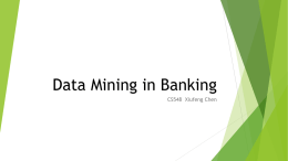 Data Mining in Bank