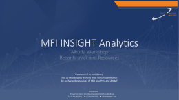 MFI Insight Analytics