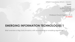 Emerging Information Technologies