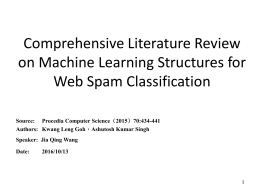 Comprehensive Literature Review on Machine Learning Structures