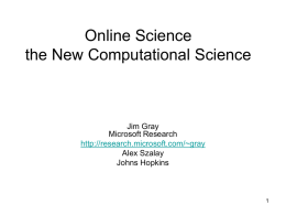 Online Science