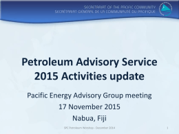 day 2_Session 6_ Petroleum Advisory Services update 2015x