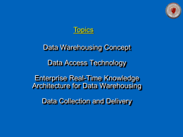 Data Warehousing Concept