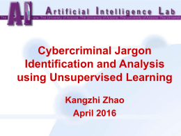 Cybercriminal Jargon Identification and Analysis using
