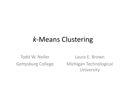 k-Means Clustering - Model AI Assignments