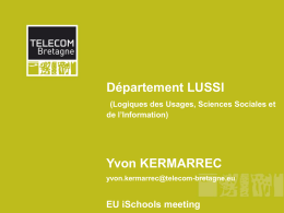 Bilatérale Département LUSSI (Logiques des Usages, Sciences