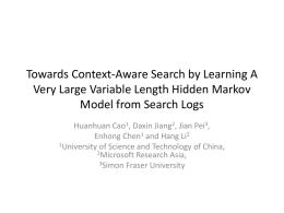 Towards Context-Aware Search by Learning A Very Large Variable