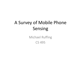 A Survey of Mobile Phone Sensing