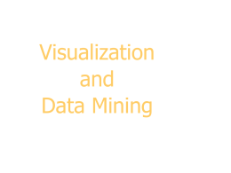 DM15: Visualization and Data Mining