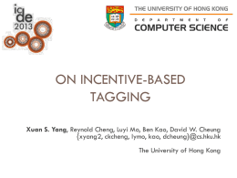 On Incentive-Based Tagging