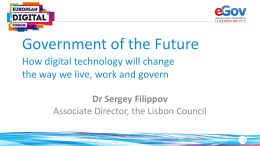 Keynote “Government of the Future: How Digital Technology will