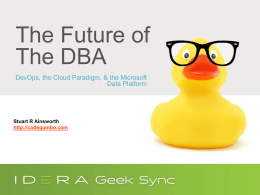 Future of the DBA – GeekSync