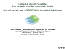 Learning Object Metadata
