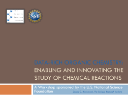 Donna Blackmond - Data-Rich Organic Chemistry