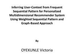 Inferring User-Context from Frequent Sequential Pattern for