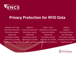 slides - Data Mining and Security Lab @ McGill