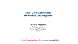 What are the prerequisites for data integration?