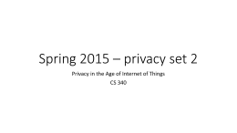 Spring 2015 * privacy set 2