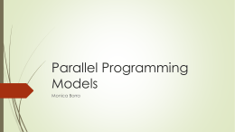 A Comparative Evaluation of Parallel Programming Models for