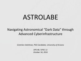 October 18, 2016 - Astrolabe