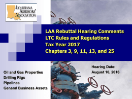 LAA.2017 Rebuttal Hearing.ppsx