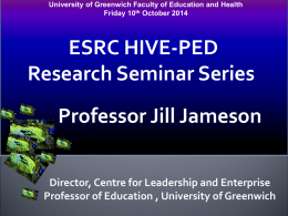 ESRC-HIVE-PED-Seminar-3-Intro-Jameson
