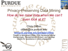 Big data privacy preservation