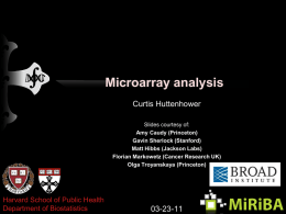 W08: Microarray Analysis File