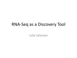 Discovery through RNA-Seq