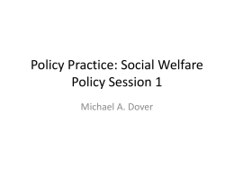 Policy Practice