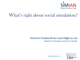 What`s right about social simulation?