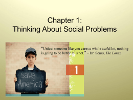 What Is a Social Problem?