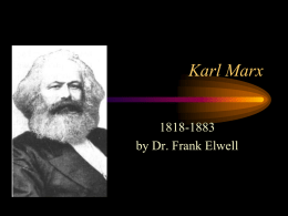 Karl Marx - faculty.rsu.edu
