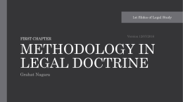 Legal doctrine - WordPress.com