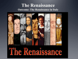 The Renaissance - AHISD First Class
