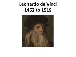 Leonardo da Vinci - St Flannan's College History