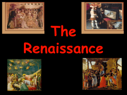 The Renaissance - Ms. Gurr's Class