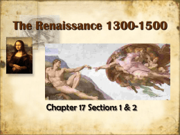 The Renaissance 1300-1500