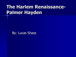The Harlem Renaissance-Palmer Hayden