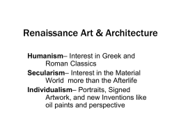 Renaissance Art & Architecture