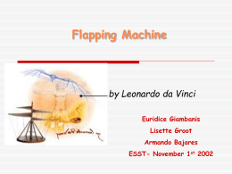 Flapping Machine (Armando & Euridice & Lisette)
