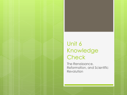 Unit 6 Knowledge Check