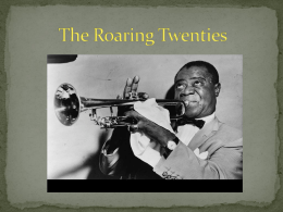 Roaring Twenties Review for Quiz
