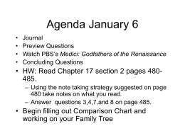 Agenda December 18