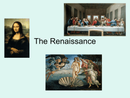 The Renaissance - cwnchs art department
